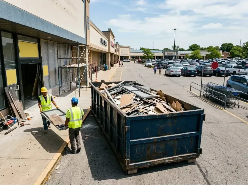 retail-store-renovation-debris-003 — frequently asked questions, Roll-off Dumpster Rentals in Ludington, MI